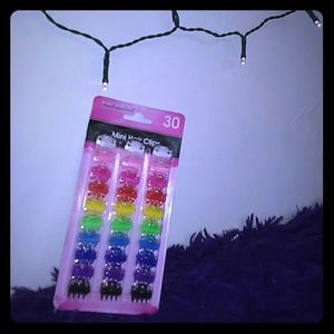 Mini Hair Clips //for all genders //multiple color